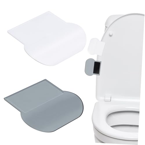 Gatuida 6 piezas Elevador de Tapa de Inodoro Asas Prácticas de PC Resistentes para Levantar Asiento sin Contacto Fácil Instalación para Hogares Oficinas y Baños Públicos Útil para Mayoría