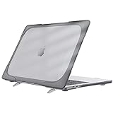 MoKo Case Compatible with MacBook Pro 13' A1706/A1708/A1989/A2159 (2016-2019) with/Without Touch Bar, Heavy Duty Hard Case Protective Cover Shell with Fold Kickstand