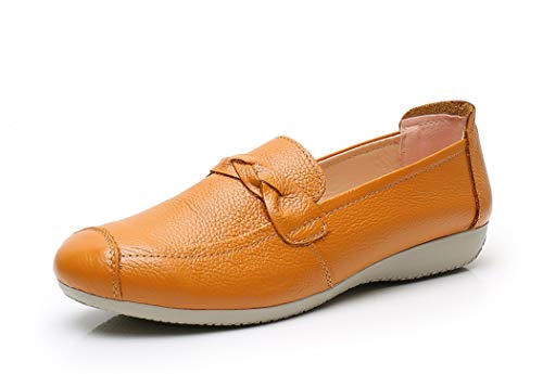 VenusCelia Women's Braid Dance Flat Shoe