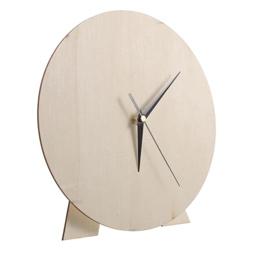 Abaodam Plaque de Dial Bois Vide pour Garçon Fille Projet de Peinture pour Décoration de Maison École et Salle de Jeu