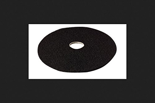 3M 08278 High Productivity Floor Pad 7300, 20-Inch Diameter, Black, 5/Carton