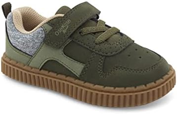 OshKosh B'Gosh Boy's Beckett Sneaker, Olive, 5 Toddler | Image 5