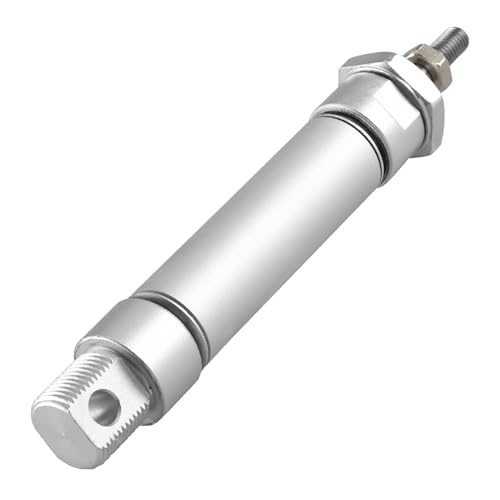 Heschen Pneumatischer Schlanker Luftzylinder, MAL 20-50, PT1/8’’ Anschluss, 20mm Bohrung, 50mm Hub, Doppelt Wirkend