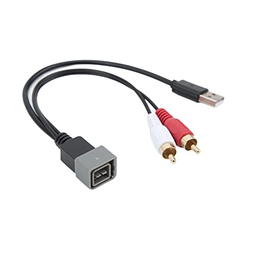 Aramox Câble Adaptateur USB pour Autoradio, Compatible avec Cube Juke Versa, Port d'Entrée Radio