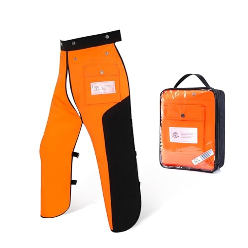 ZELARMAN Chainsaw Chaps Apron 8-Layer Wrap for...