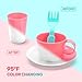 CUTE STONE Color Changing Play Kitchen Sink Toys, Children Electric Dishwasher Playing Toy with Running Water,Upgraded Real Faucet and Play Dishes,Pretend Role Play Toys for Kids Boys Girls