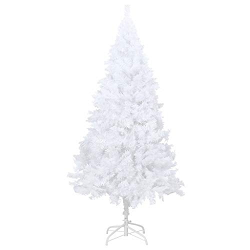 Irfora Weihnachtsbaum Künstlich 210 cm Weiß Tannenbaum Plastik Christbaum...