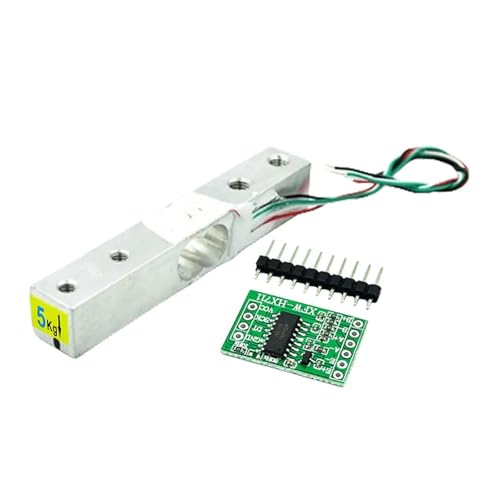 1KG 5KG 10KG 20KG Load Cell Model and HX711 Electronic Components Electronic Scale Weight Sensor for DIY Electronic(HX711 and 5KG)