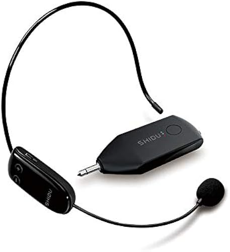 Wireless KopfhA rer Portable Wall-through Headset with Handheld  Stable Wireless Transmission fA r SprachverstA rker  Lautsprecher  Karaoke  etc