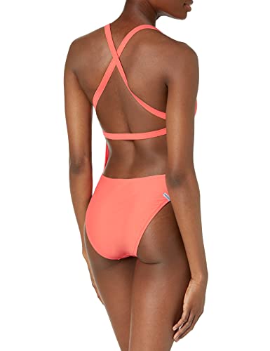 Image of Body Glove Women's Standard Smoothies Electra Solid One Piece Swimsuit with Strappy Back Detail