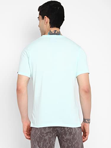 Image of Allen Cooper Men's Super Combed Cotton Rich Solid Round Neck Half Sleeve T-Shirt