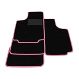 Kit de Alfombrillas compatibles con DAF 55 1968-1972 | Alfombrillas a Medida de moqueta, Alfombra a Medida, Borde Fucsia
