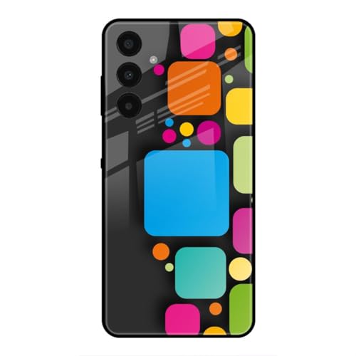 Image of SmashItUp Multicolours | Pattern | Abstract | Unique Design's Designer Printed TPU Metal Case Mobile Back Cover for Samsung A15 5G