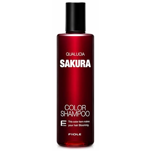 クオルシア サクラ カラーシャンプー 250ml 桜 サクラシャンプー 色落ち防止の商品画像（Amazon）