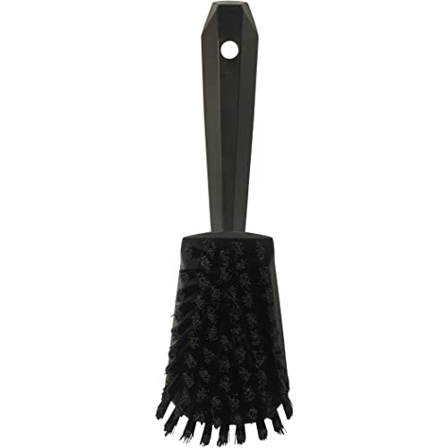 Image of Vikan 41929 Brush,Washing,Stiff,10 inch,PP /PBT,Black