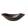 17 oval copper sleigh bath sink perfect for barrel installation  urban country home decor