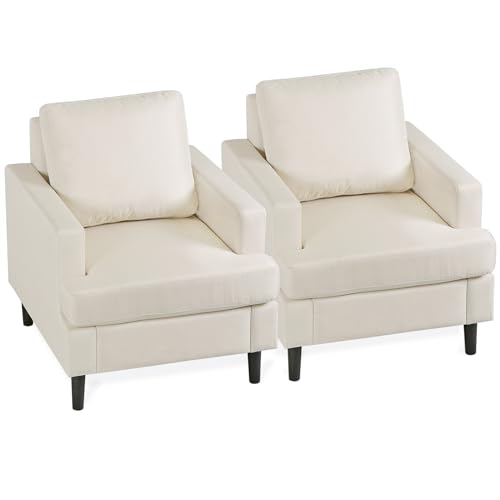 Sillón plegable tela lino Beige