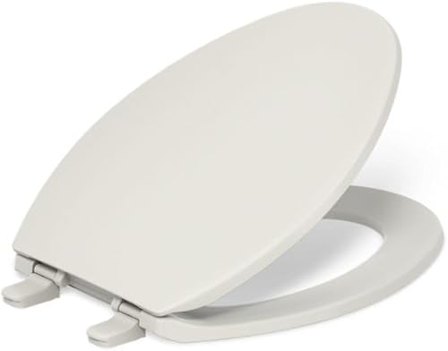 Asiento elongado para inodoro Kohler Brevia con ventaja Q2 ventaja, en color blanco., 4774-47