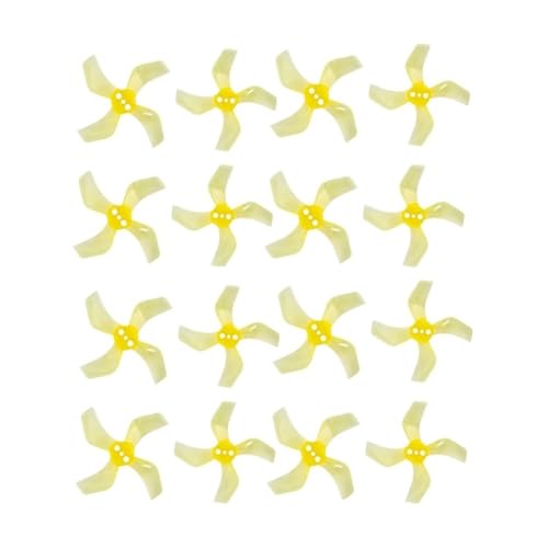 16個/8組 1636 クアッドプロペラ PC 1mm/1.5mm 穴 FPV プロペラ 40mm 1.6インチ CW CCW プロペラ 80mm FPV 屋内フレーム用(Brown)