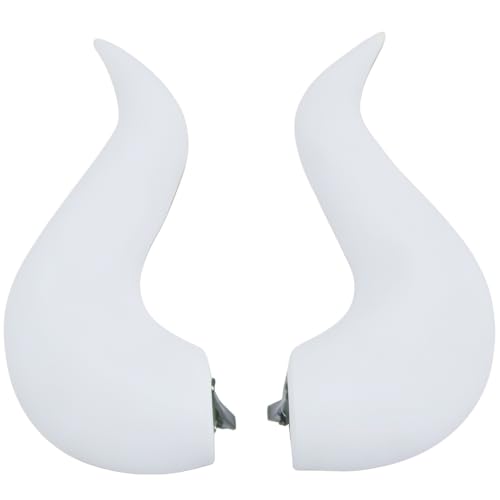 Cosplay Horns Albedo Dragon Devil White Cosplay Horn Hair Clips Headwear