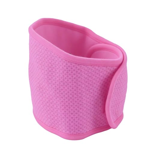 Dog Cooling Summer Bandana Breathable Dog Cooling Collar Instant Ice Pet Scarf Adjustable Neck Wraps for Small Medium Large Dogs Cats Ployester Material (1 Pink M)