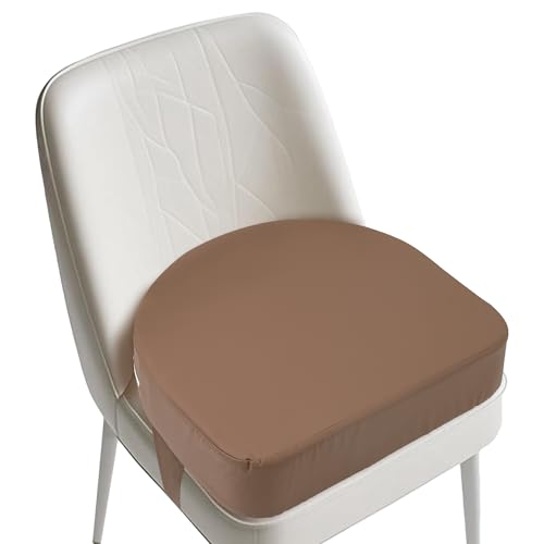 Image of E1F1NN DOT U-Shaped Toddler Booster Seat for Kitchen Chair (Big Size) Dining Table, Portable Waterproof PU Material Kids Booster Seat with Safety Buckles, High Cushion for Travel with Non-Slip Bottom