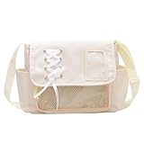 Pin Bag è realizzata in tessuto di nylon, garantendo un uso duraturo pur rimanendo leggera per un comfort che dura tutto il giorno.