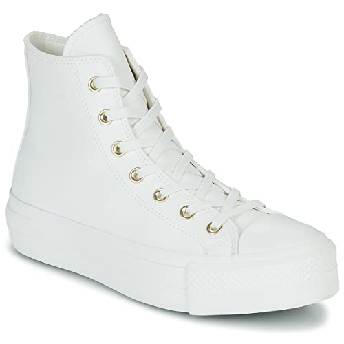 Converse A03719C Chuck Taylor All Star Lift Platform Mono White Mujer Vintage White/Egret/Gold EU 36.5