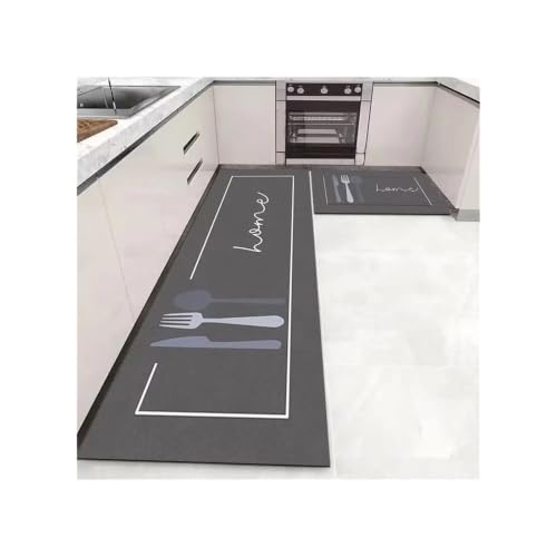 Tapis cuisine velours cristal doux et lavable blanc