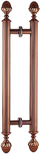 Poignée de porte en acier inoxydable style rétro couleur or rose ultra résistante