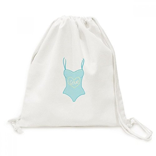 Sac à dos toile Voyage Bleu avec cordon de serrage robuste