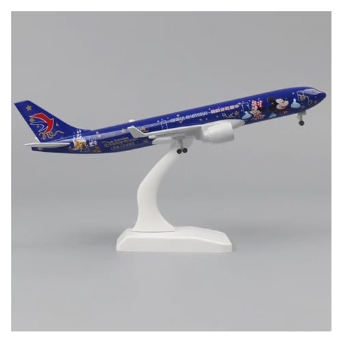 Avión de juguete de metal CLMJHG modelo de avión a escala 1:400 réplica A330 de 20 cm aleación