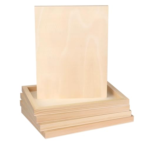 FSWCCK 5 Pack 9 x 12 inch Wood Panel Boards,