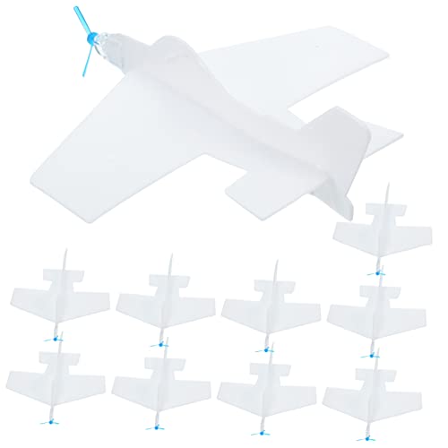 ORFOFE Lightweight Flexible Airplane Toy 10pcs Set Kids' Throwing Toys Perfect for Airplane Party Decorations