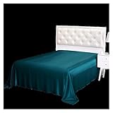 Il gelso è aderente e lucido Lenzuolo Con Angoli Matrimoniale Scheda piana di seta Pure 100 Natural 19 Senza soluzione di continuità Senza soluzione di continuità Luxury King Queen Home Textile Trasporto libero Lenzuolo Con Angol
