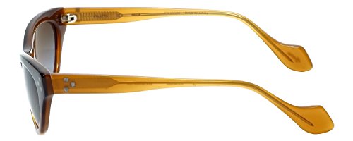 Reptile Designer Polarized Sunglasses Stiletto in Brown-Fade with Grey-Gradient Lens3