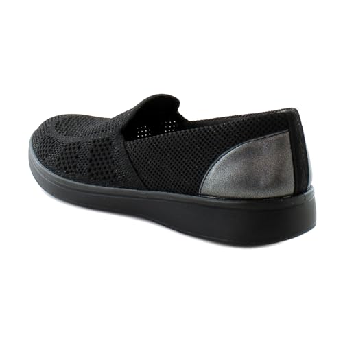 Image of BZees Womens Athena Knit Slip-on