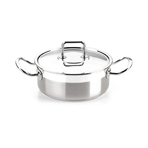 BRA Profesional Cacerola Con Tapa de acero inoxidable Profesional 20 Cm