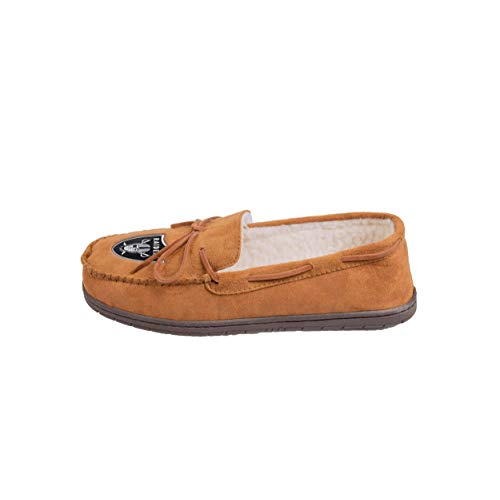 FOCO - Las Vegas Raider Mooccasin Slipper große NFL Fußball American Football Geschenk