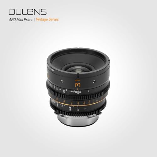 Image of DULENS APO Mini Prime 31mm T2.4 Cine Lens Large Aperture Manual Focus (Black, EF)