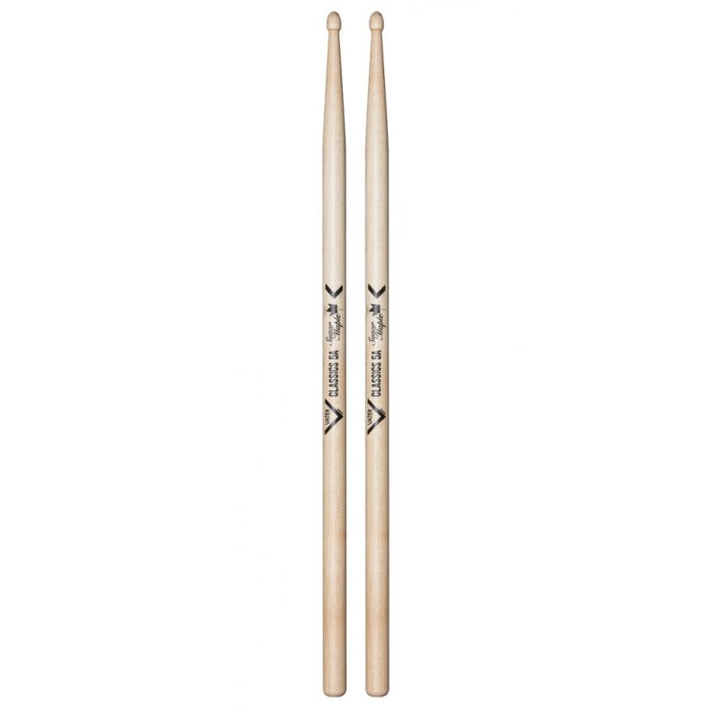 Vater Drumsticks VSMC5AW - 5A Classic Series - Sugar Maple - Acorn Wood Tip, Natural