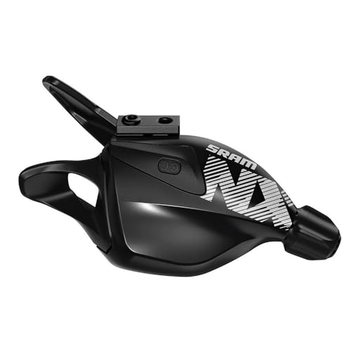 Leva cambio destra Sram NX Eagle a 12 velocità, compatibile con tutti gli altri sistemi Sram Eagle 12v. Fissaggio a collarino.
