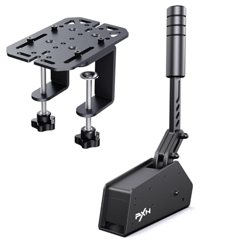 PXN USB PC Handbrake, HB S 16Bit Hall Sensor Linear Sim Handbrake for Racing Games Compatible V3 V900 V9 V10 V12 Logitech G27 G29 G920 T500 T300 Applicable to Assett