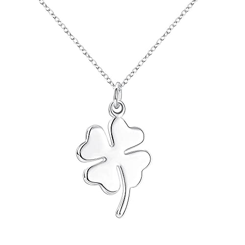 Collier trèfle à quatre feuilles en maille fine un bijou raffiné pour femme