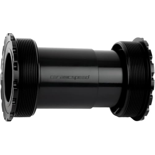 Boîtier de pédalier CeramicSpeed ITA Alpha axe 24mm noir pour transfert de puissance optimal