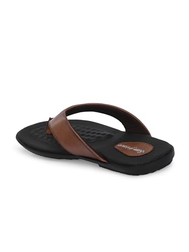 Image of San Frissco Men's Sandal Summer Chappal with Sturdy Grip | Ultra Soft Lightweight Durable Chappal for Outdoor Use | Festive Ethnic Wedding Slip on Slippers for Men