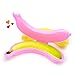 STONCEL 3X Plástico de viaje al aire libre Banana forma caja de...