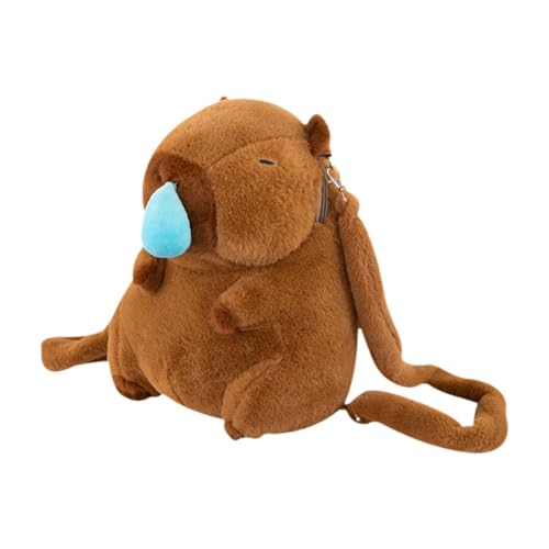 Sac en peluche capybara doux pour transporter ses clés