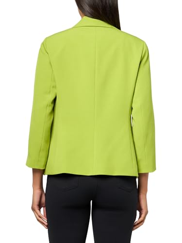 Kasper Women's Crepe Novelty Eyelet Front Notch Collar Jacket, Kiwi2