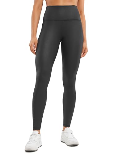 CRZ YOGA Butterluxe Womens Matte Faux Leather Leggings 28" -